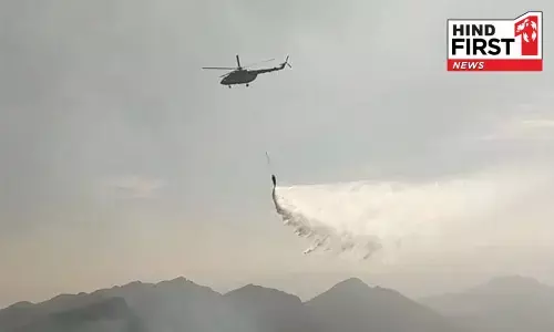 Fires in Manipur Forest: Air Force Mi-17V5 Helicopters Drop 40,000 Liters of Water