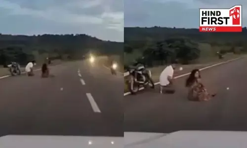 Zero Civic Sense! Couples Highway Photoshoot Stunt Sparks Outrage Across Internet