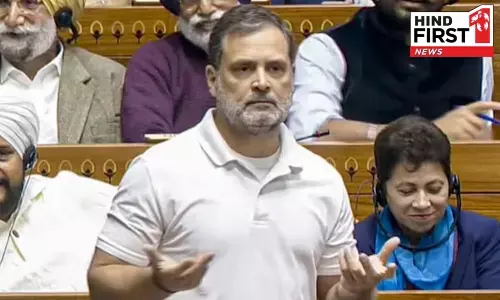 Parliament Budget Session: Ruckus during Rahul Gandhis speech, papers thrown in Lok Sabha