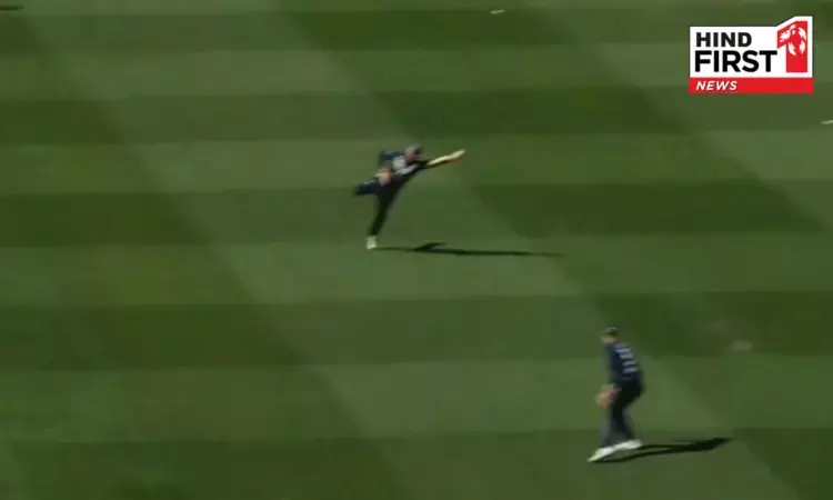 VIDEO: Youll be stunned after watching this catch… Australian player Tom Rogers classic catch