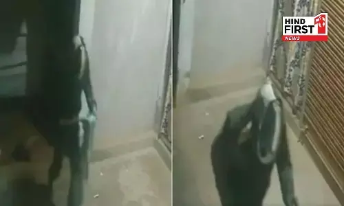 Thief Tries to Hide CCTV, Ends Up Exposing His Face in UP - Video Goes Viral