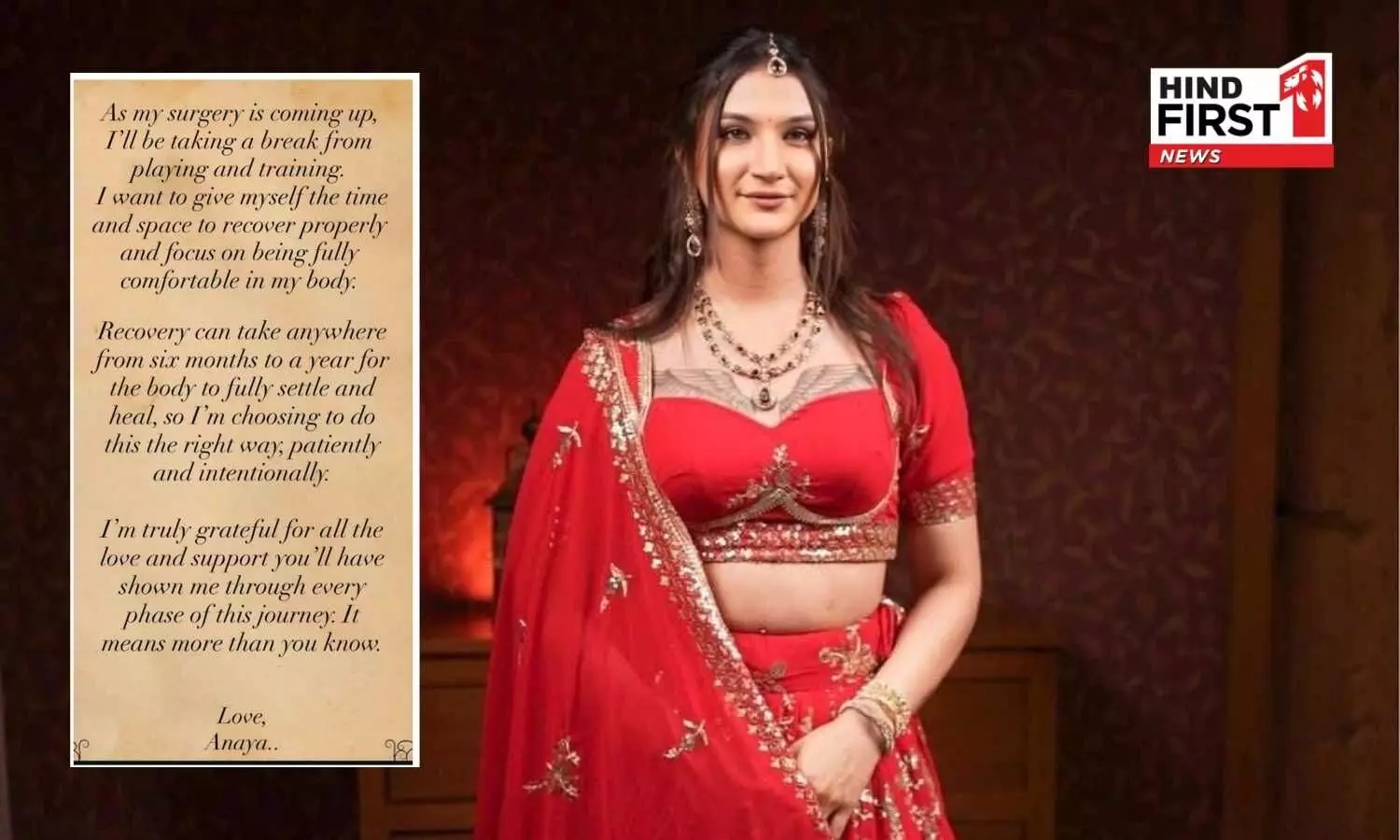 Anaya Bangar Set To Undergo Transition Surgery On March 14, Prioritises Health And Healing: I’ll Be Taking A Break From Playing And Training Anaya Bangar Set To Undergo Transition Surgery On March 14, Prioritises Health And Healing: I’ll Be Taking A Break From Playing And Training