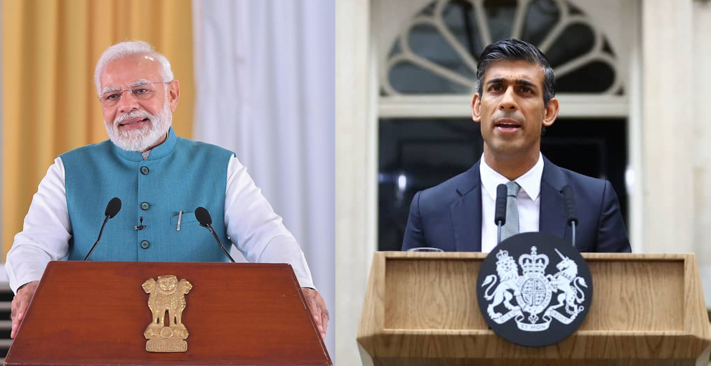 UK PM Rishi Sunak and PM Modi agree to conclude FTA