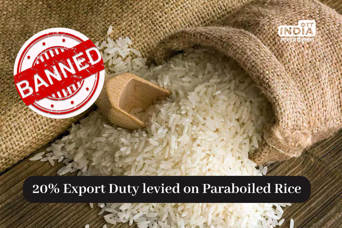 To keep domestic prices in check, the Centre imposed a 20% export duty on parboiled rice.
