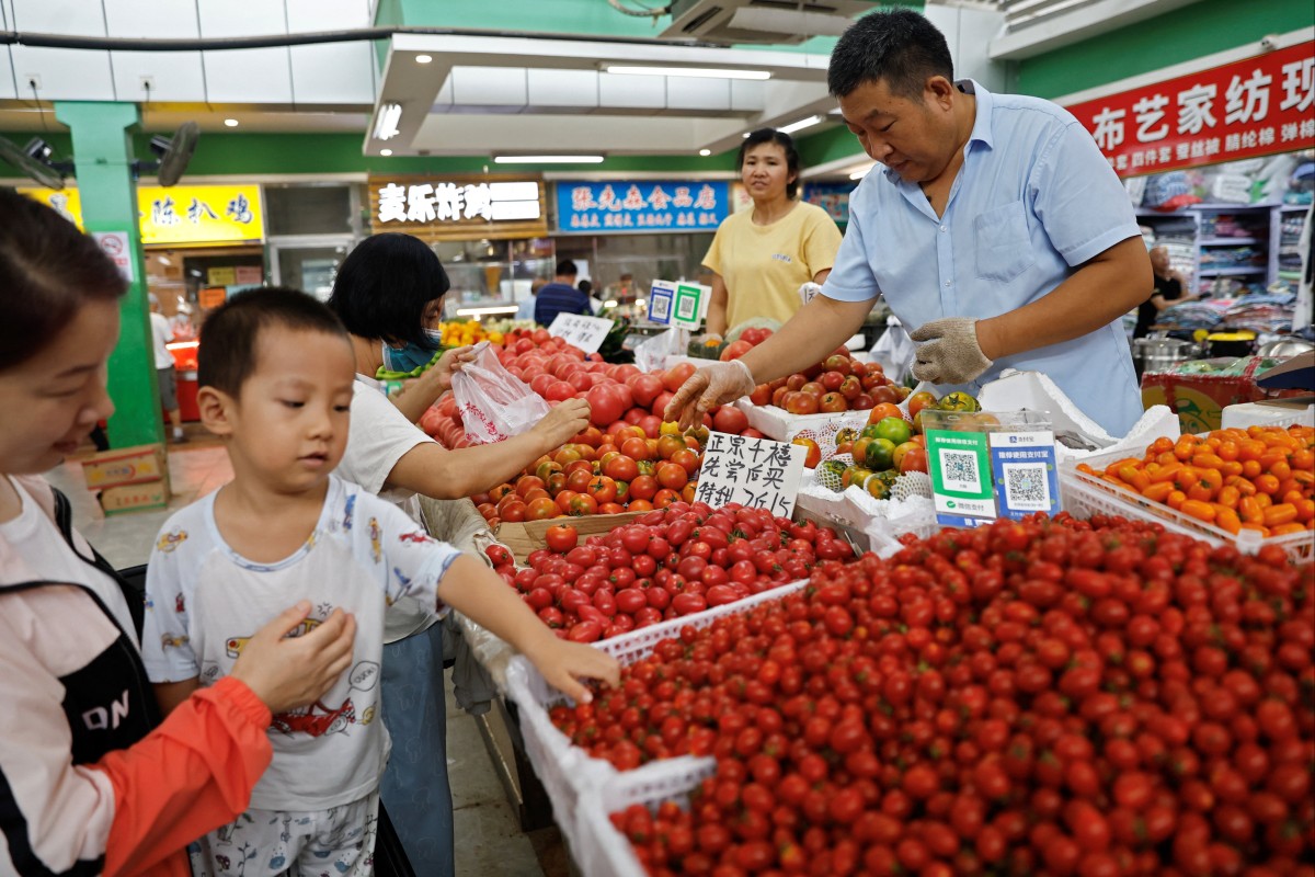 In china, inflation was down 0.3% from a year ago, as measured by the official consumer price index.