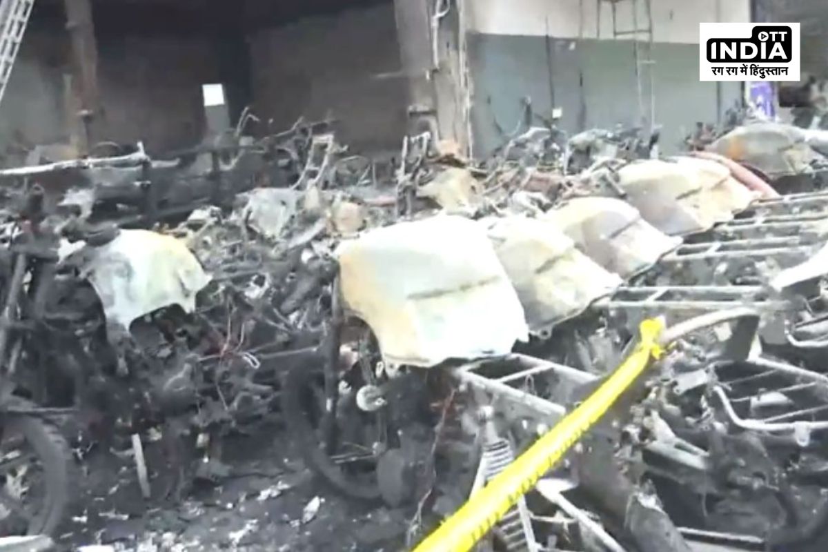 Fire engulfed 300 two-wheelers in Vijayawada