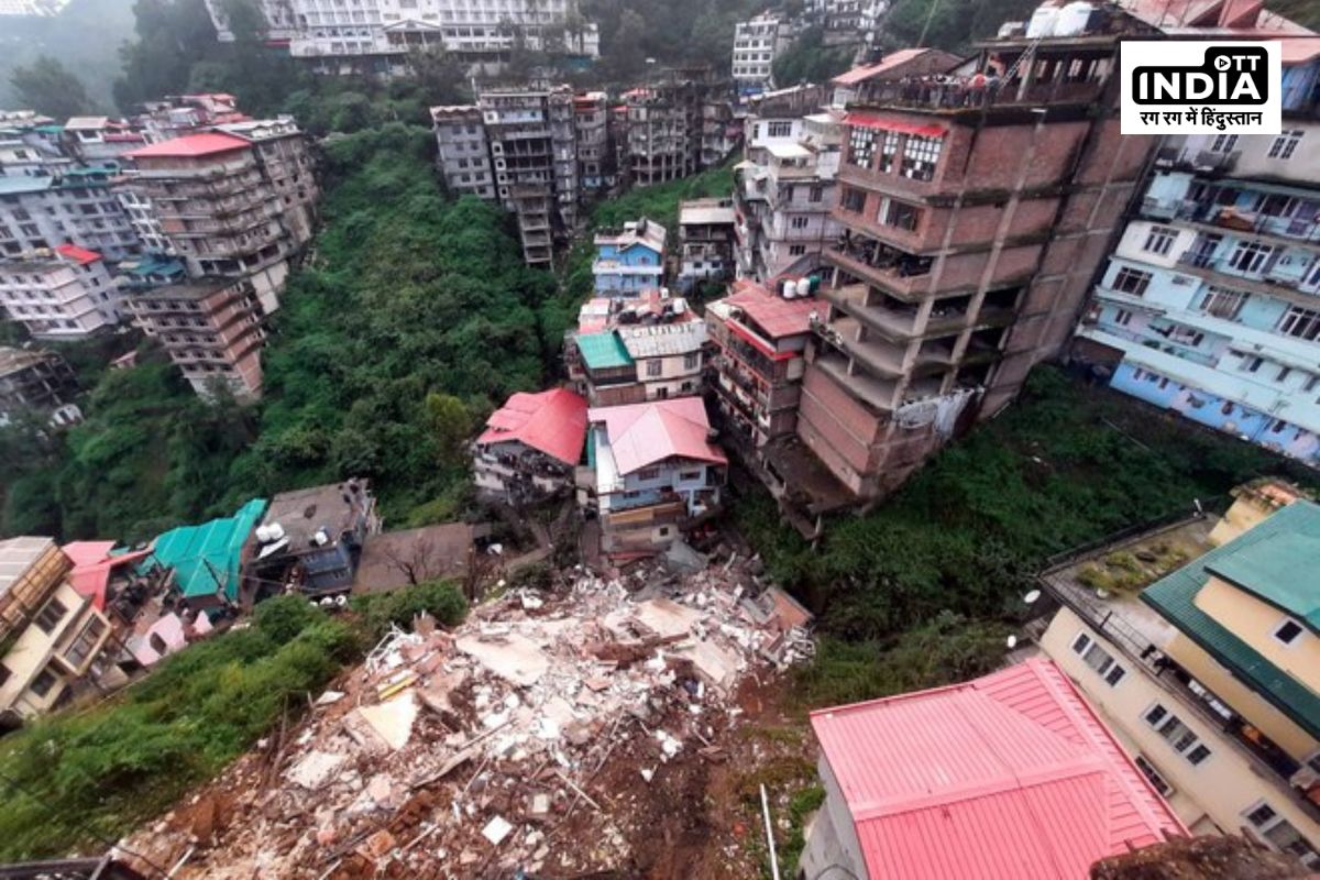 7 building collapsed at once in Himachal