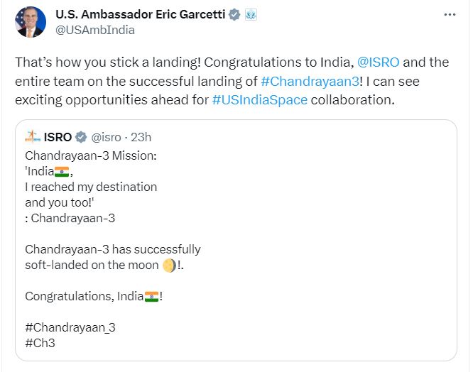 Eric Garcetti shared tweet 