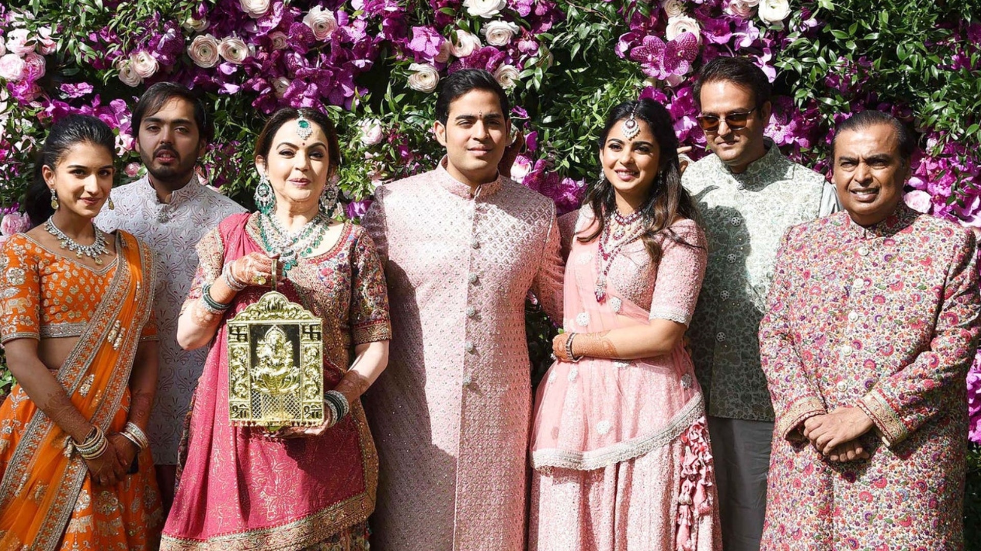 Ambani's family.
