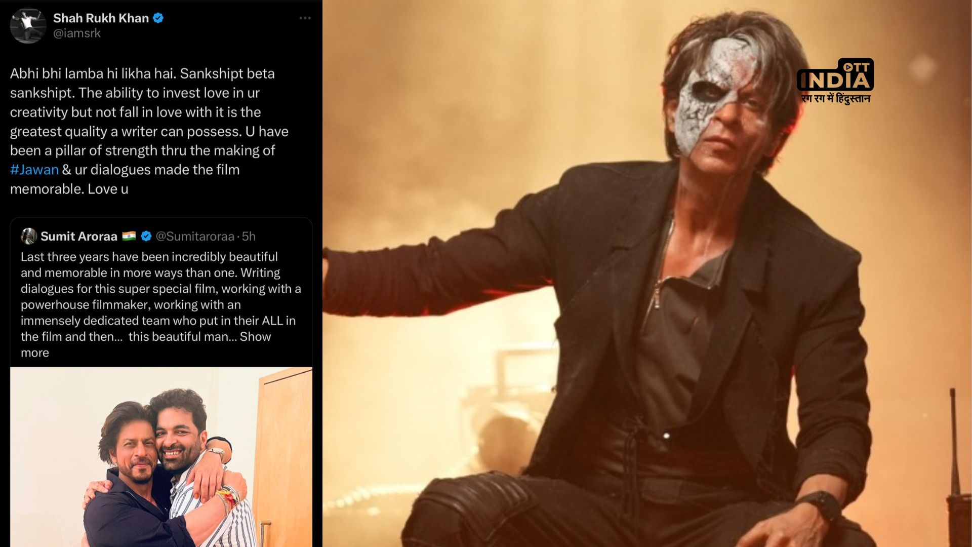 Shah Rukh Khans twitter praise for Sumit Arora is full of Love and Admiration