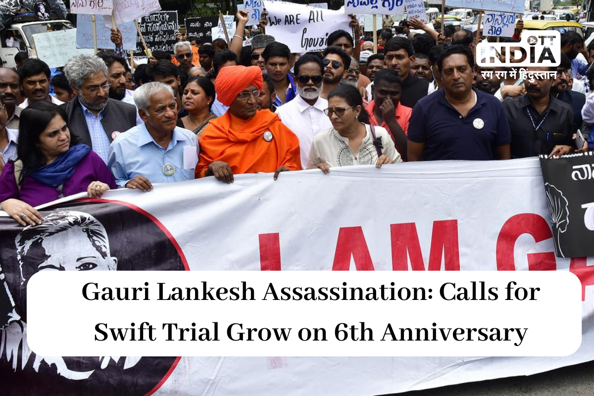 Six Years Later, Activists Demand Swift Trial in Lankesh Murder Case
