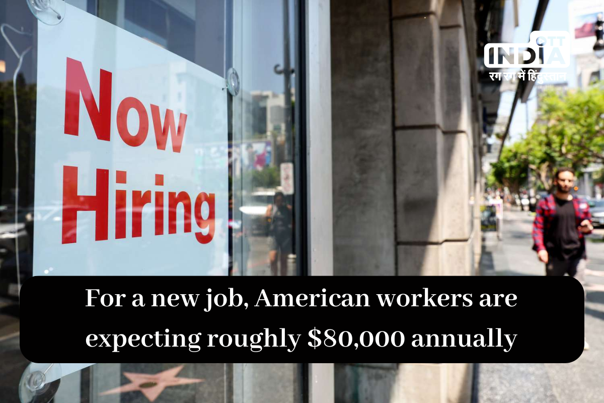 For a new job, American workers are expecting roughly $80,000 annually
