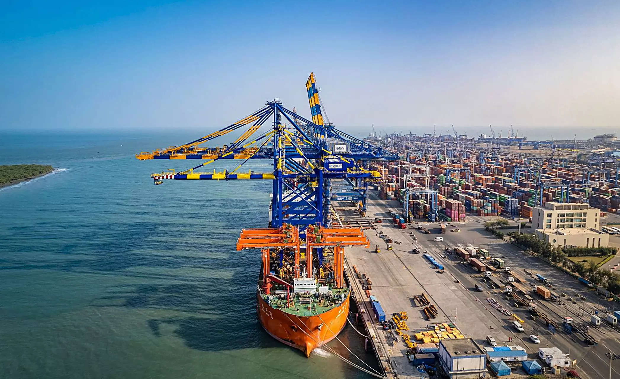 The project aims to establish a port-and-sea connection between India and Europe via the Middle East.