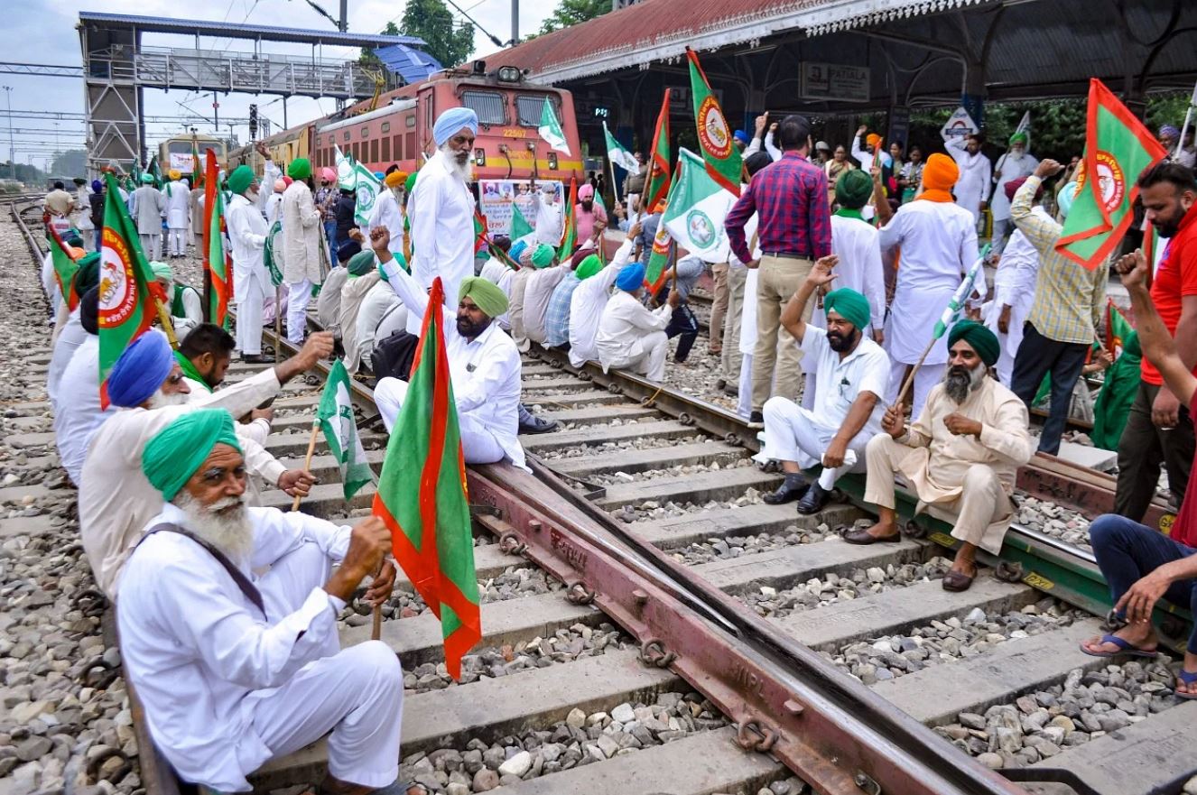 Rail Roko Andolan kicked off by farmers of Punjab and Haryana