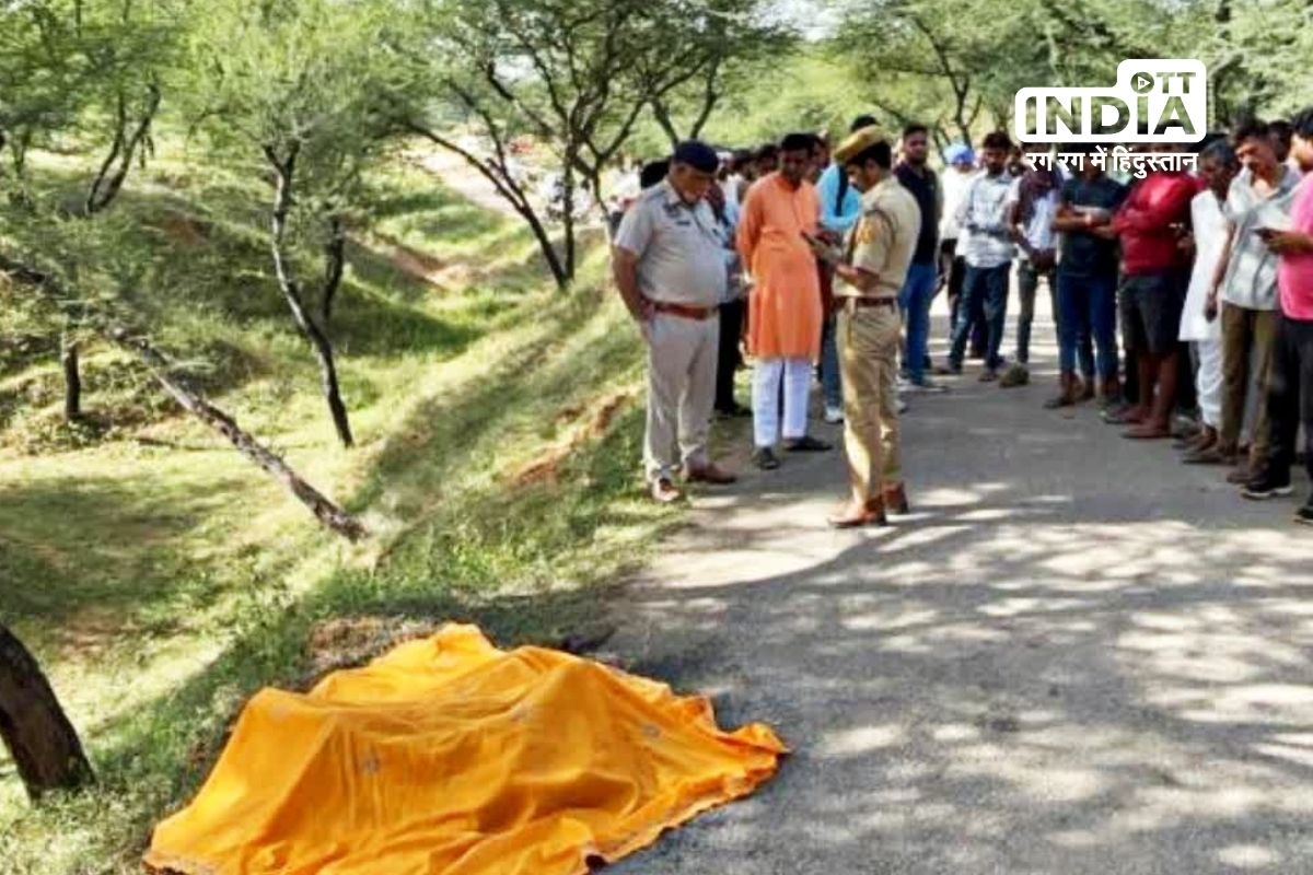 Burnt body of women found in Rajasthans Bassi Burnt body of women found in Rajasthans Bassi
