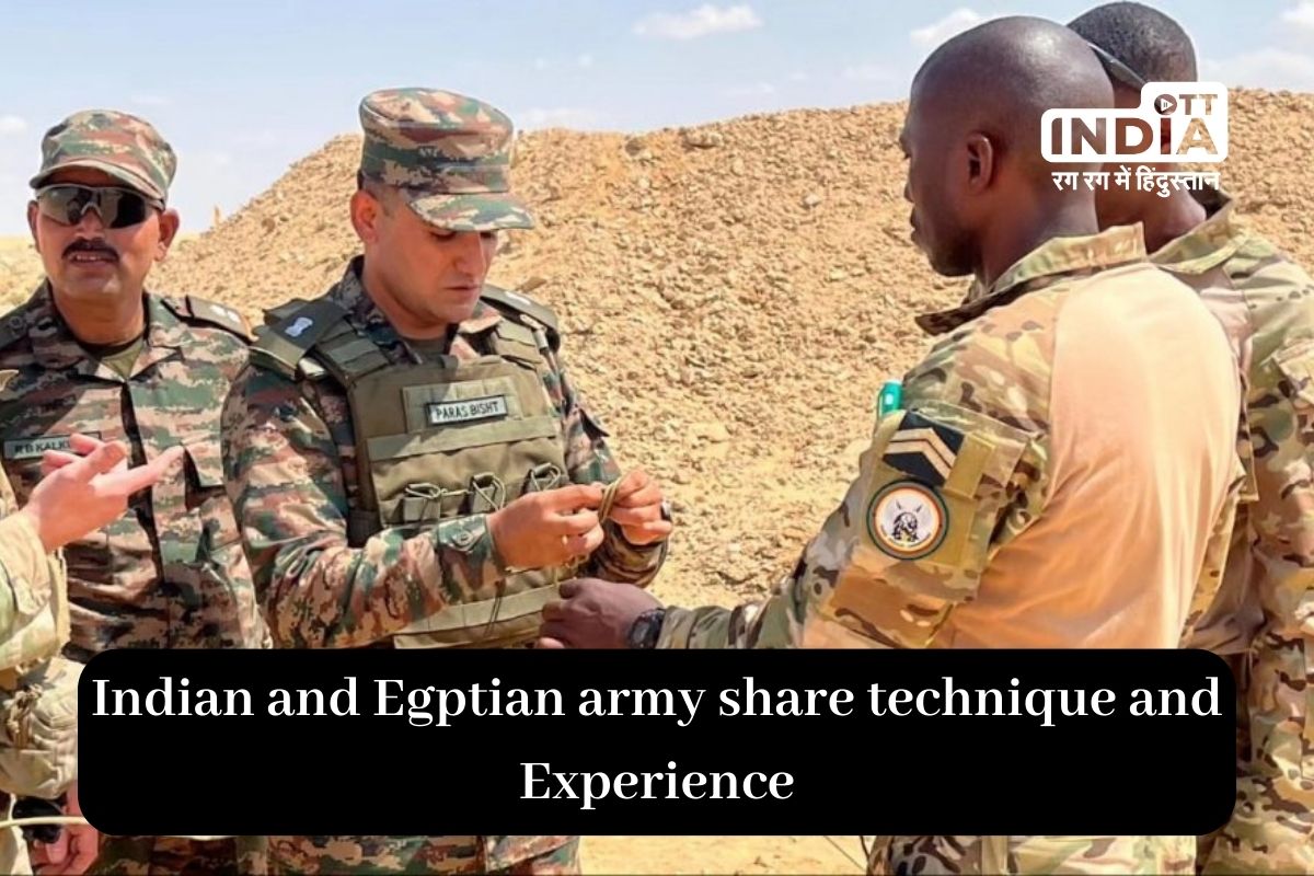 Indian army and Egyptian army share photos of Bright Star-23