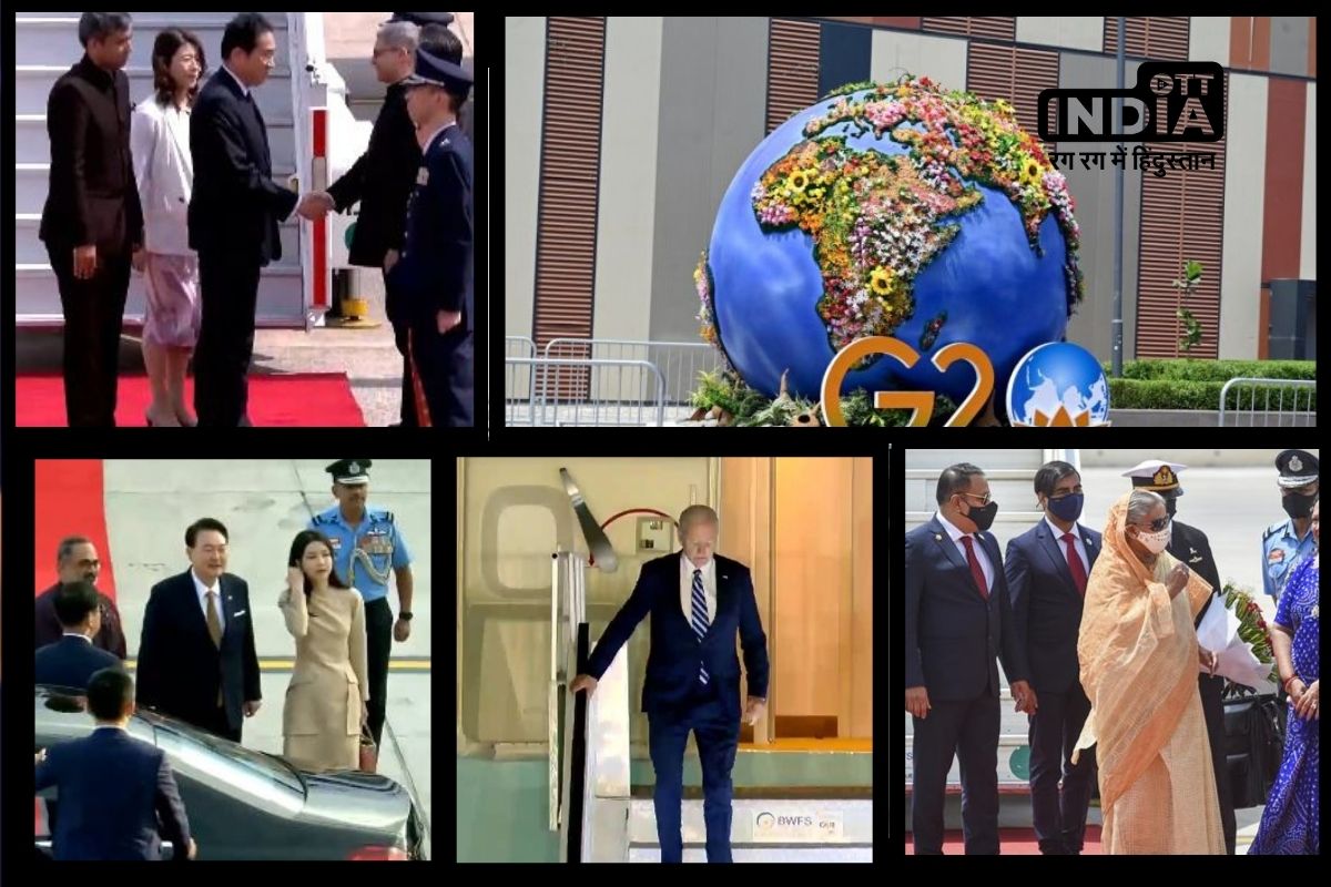 Joe Biden and other heads of States who arrived in Delhi