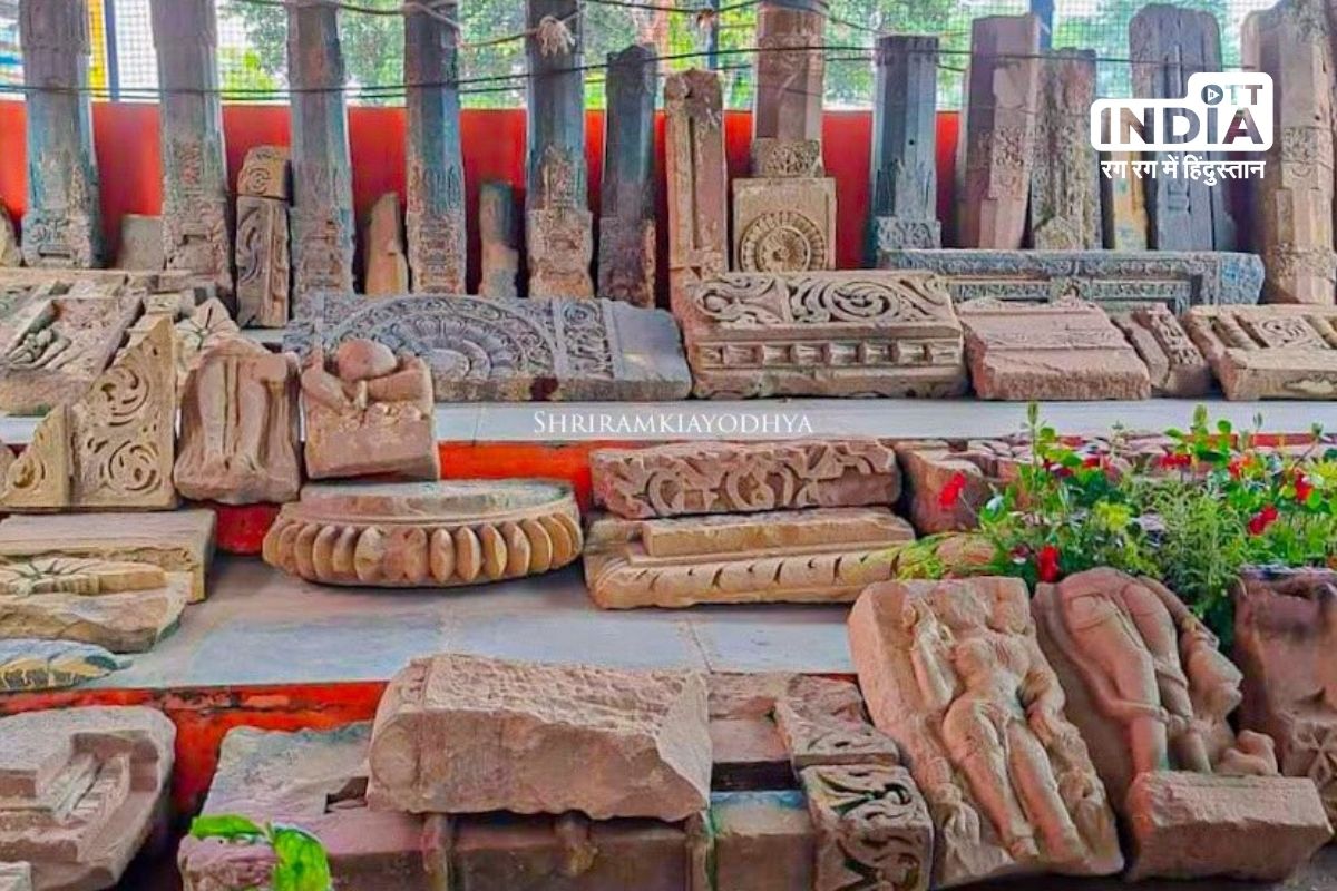Remains of Ancient Ram Mandir found in excavation