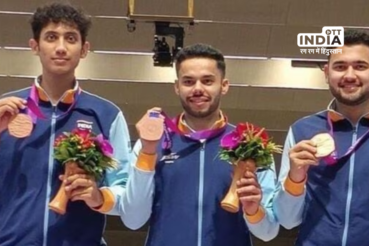 India won its first medal at the Asian Games 2023 in the 25m Rapid Fire Pistol