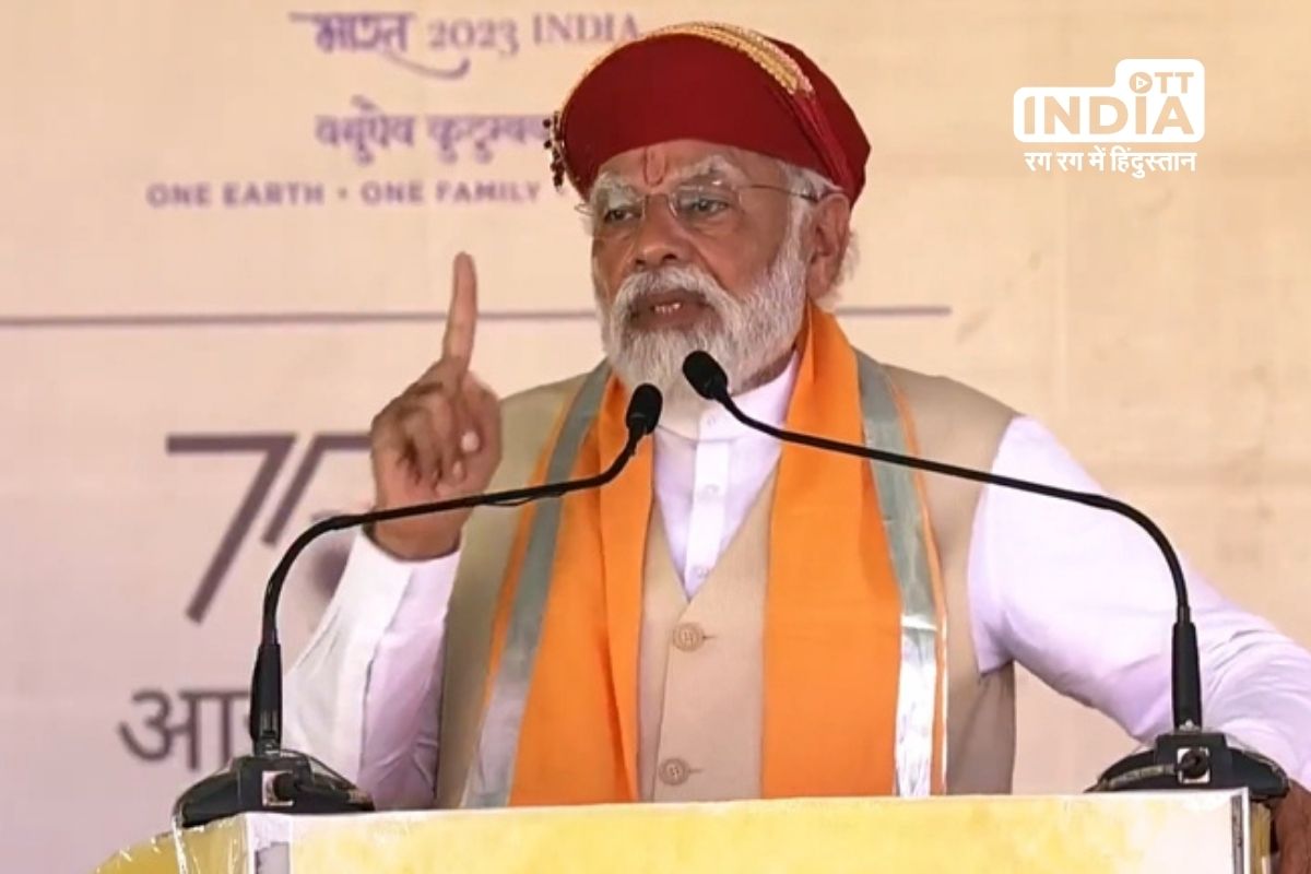 Ocean of people gather to welcome Prime Minister Modi in Jodhpur