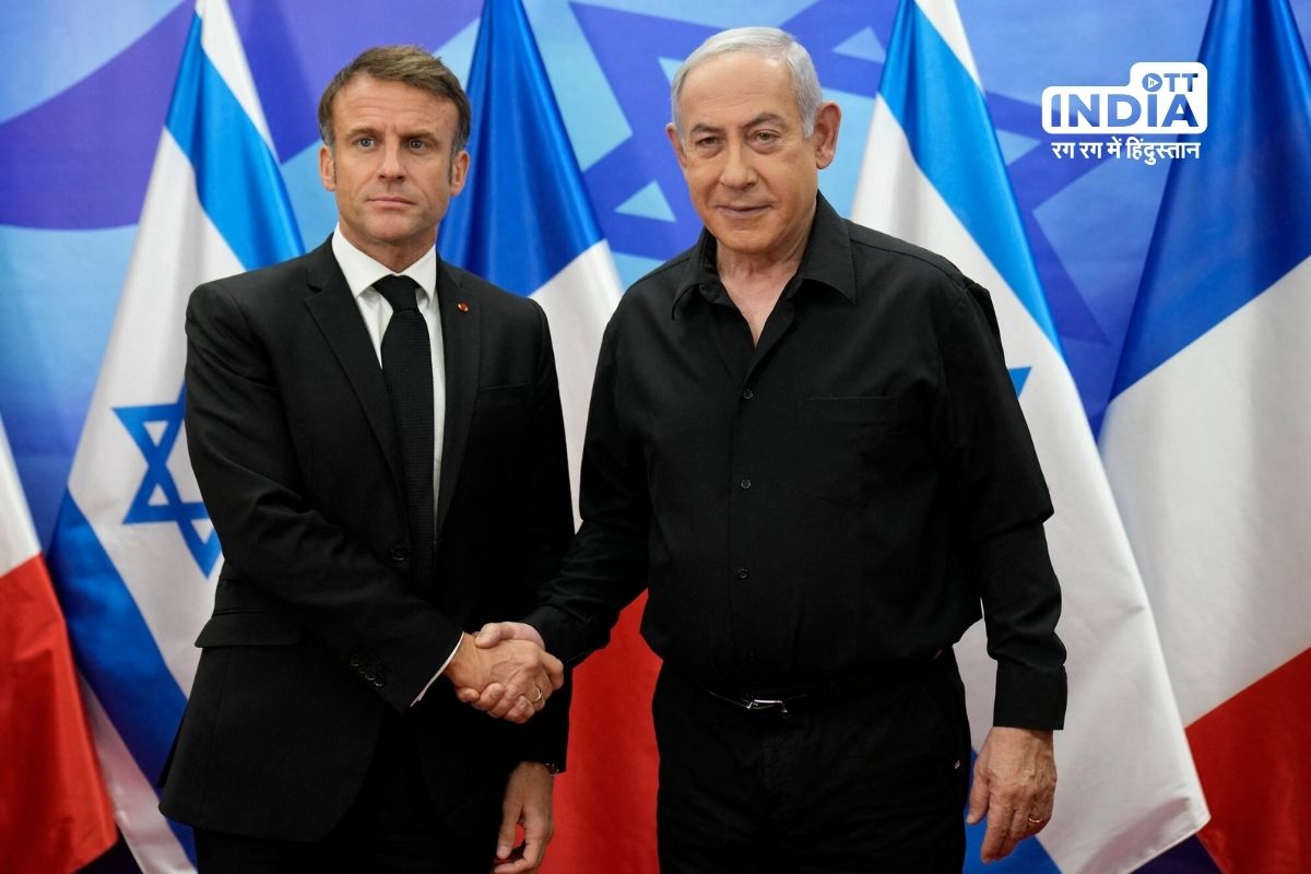 French President Macron in Israel called Hamas Barbarians,warned Iran and Hezbollah