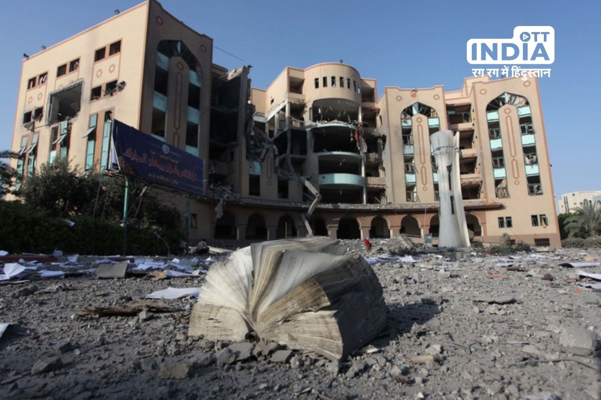 Israel attack Islamic University in Gaza City