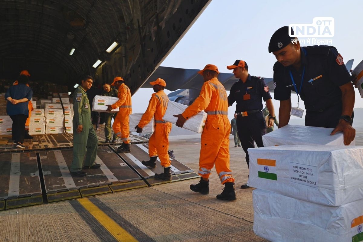 India sends humanitarian aid to war torn Gaza