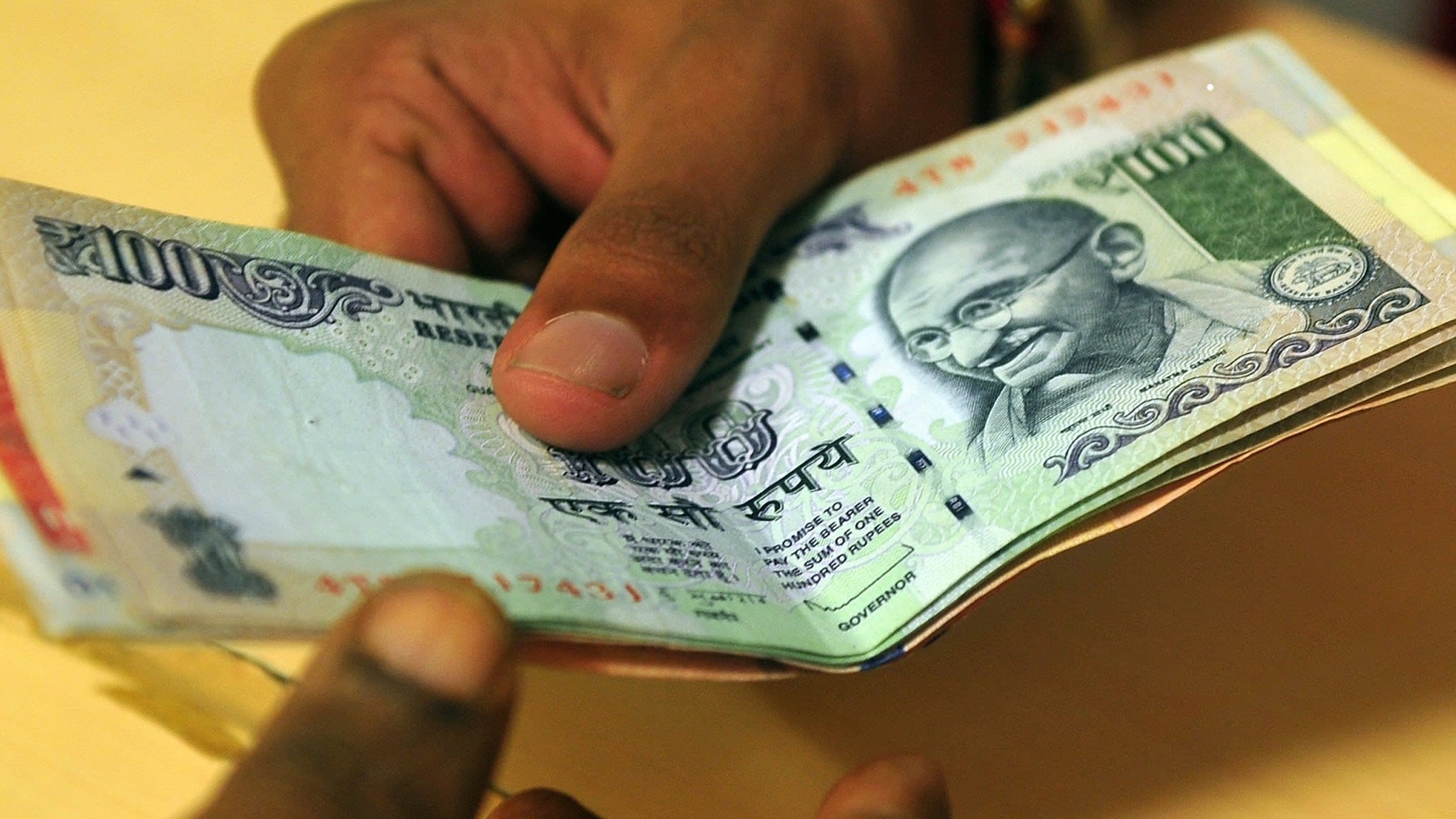 Rupee gained 3 paise to 83.24 against the US dollar, owing to a favorable trend in domestic markets