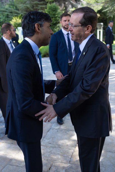 PM UK met with President of Israel