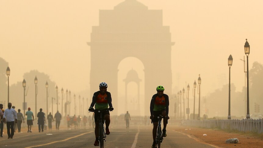 Construction activities are prohibited in Delhi due to the extreme pollution there