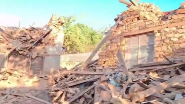 Destruction caused by Earthquake