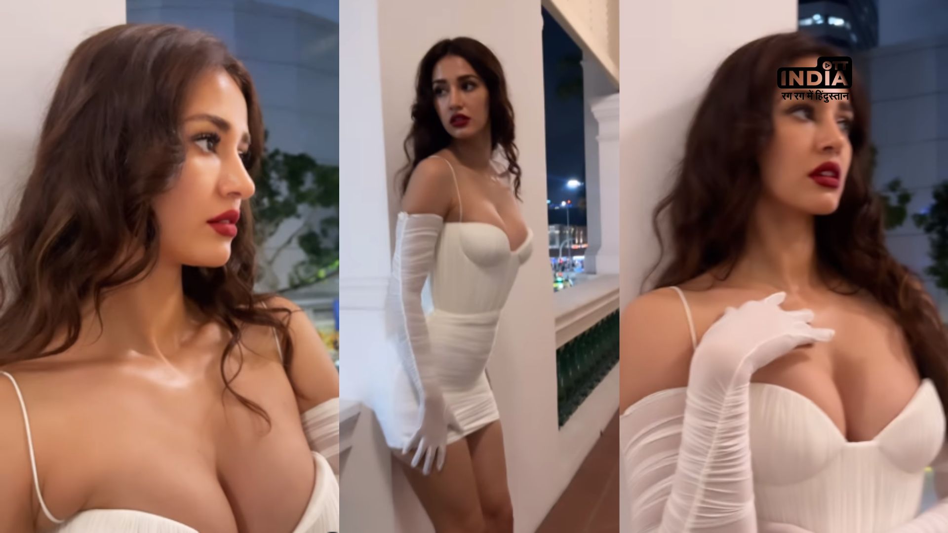 Disha Patani flaunts her style in a sizzling white dress, video goes viral