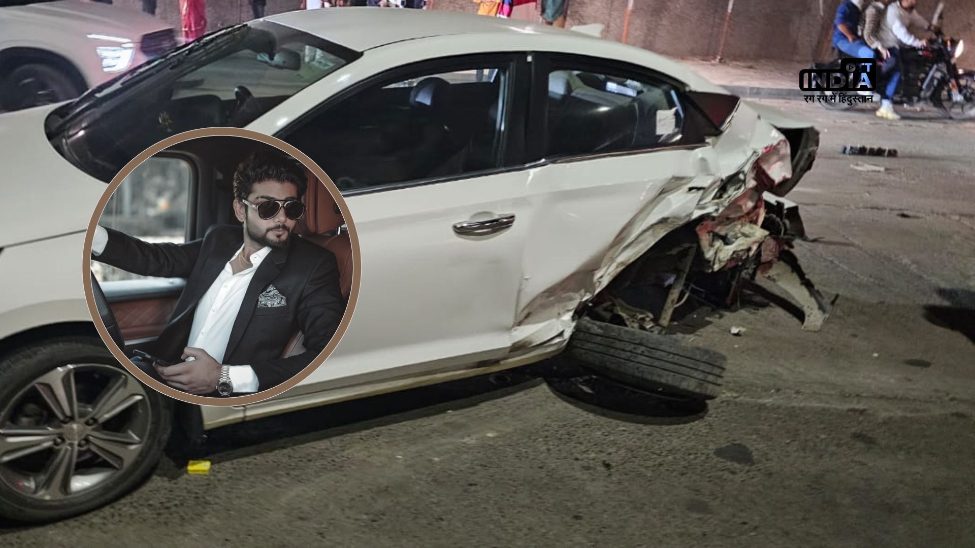 Ahmedabad News: Mercedes and Audi collide in High-Speed Race, 3 cars damaged