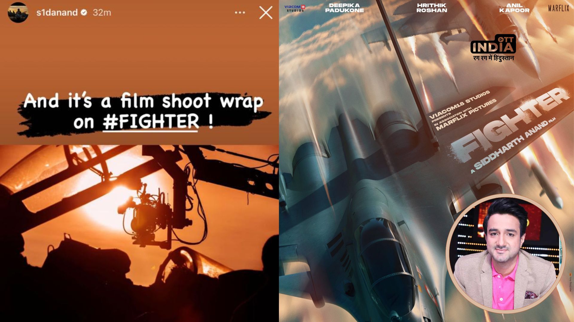 Siddharth Anand concludes filming for Fighter!