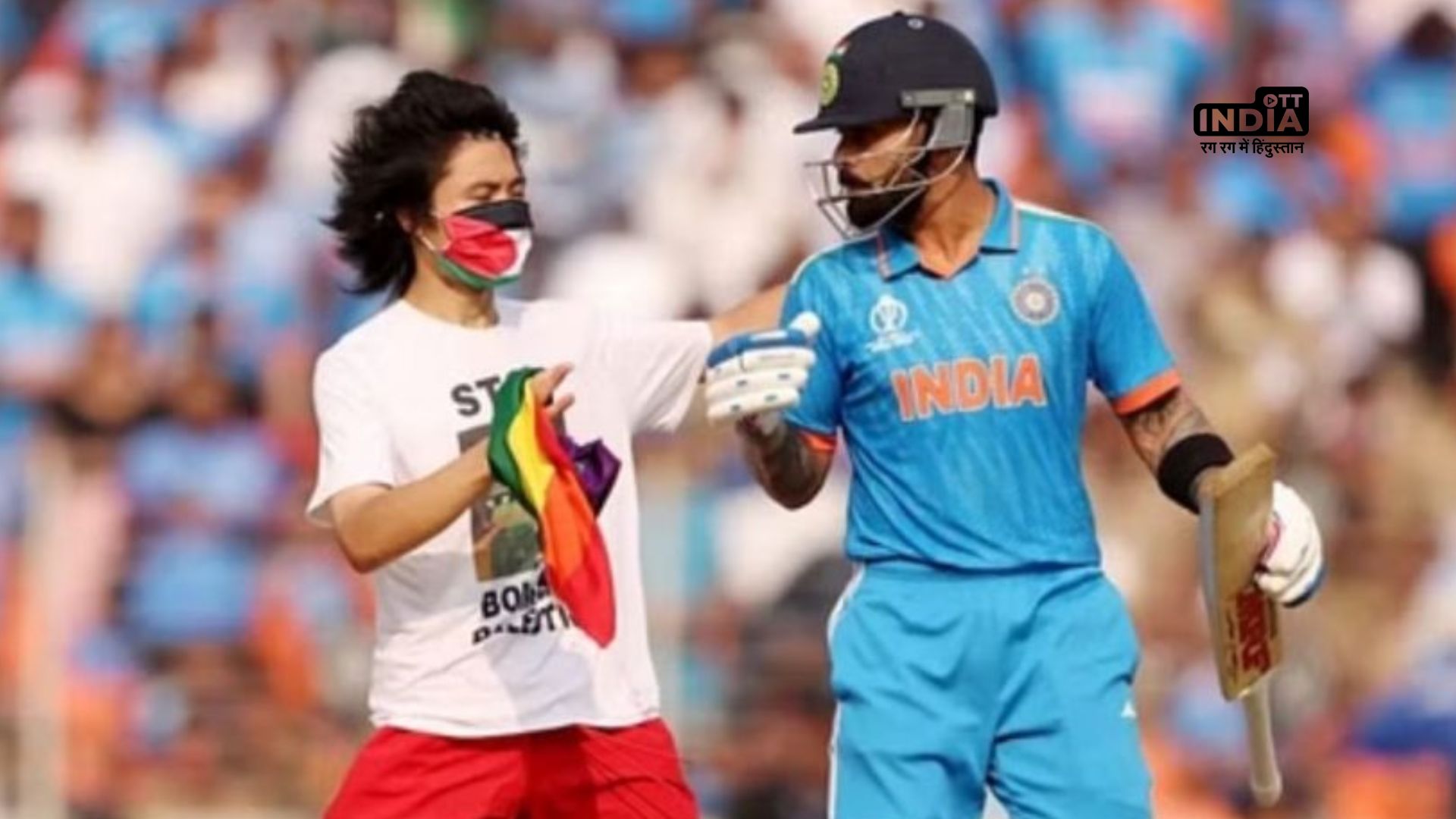IND vs AUS Final: Palestine supporter Invades Field, raises questions on safety measures