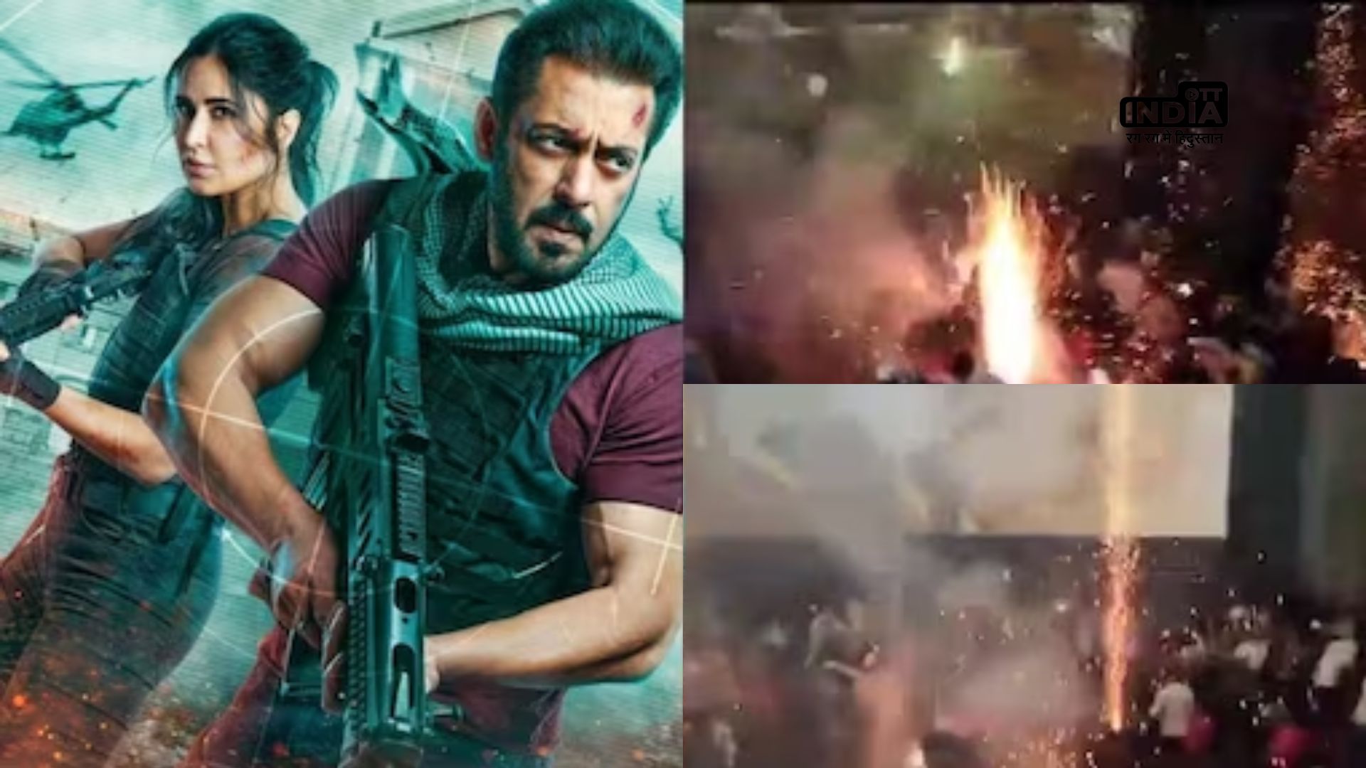 Fear Grips Salman Khan fans as crackers Ignite in Tiger 3 screening; viral videos spark concern