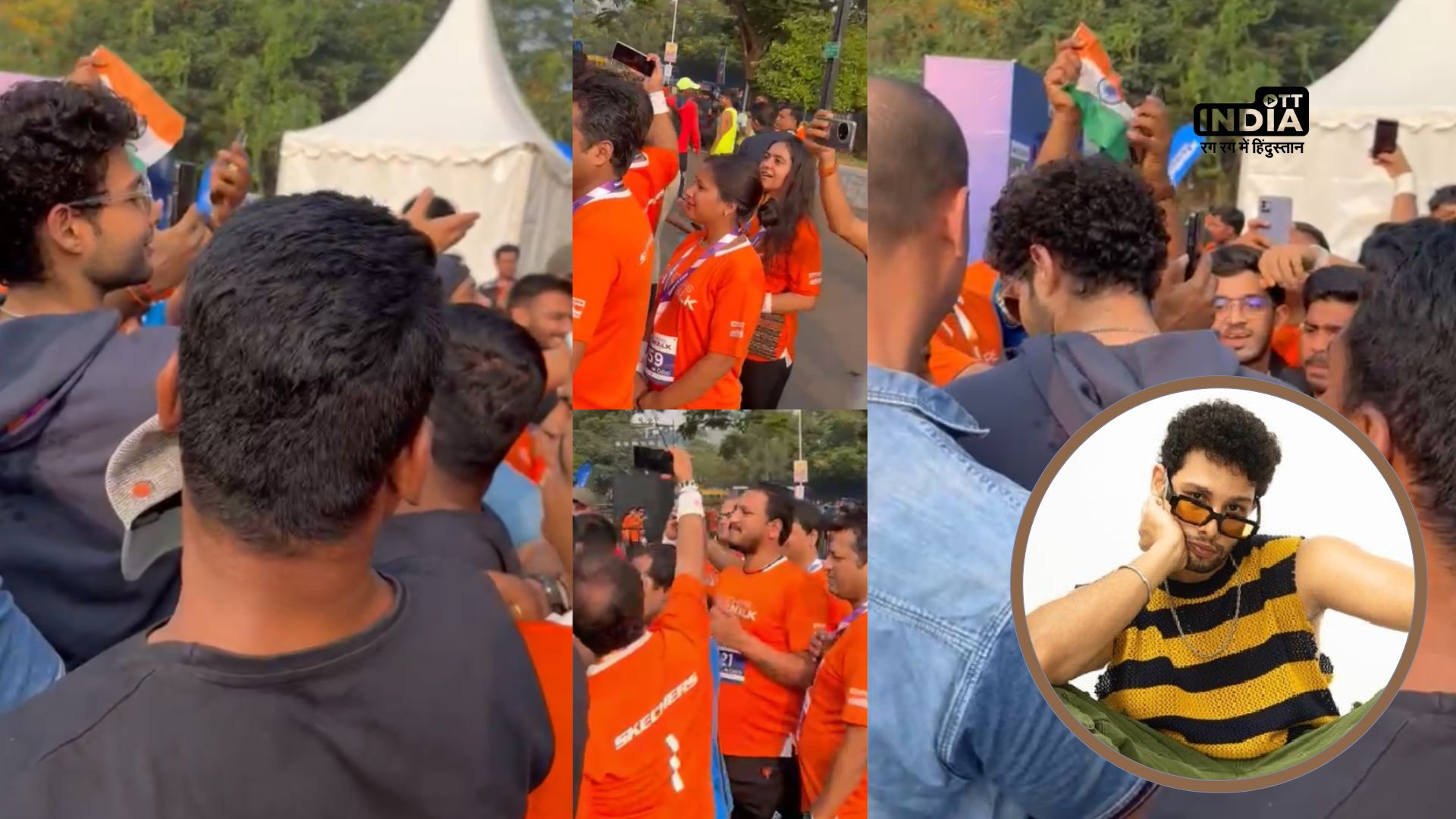 Siddhant Chaturvedi Ignites Fan Frenzy at a Walkathon event in Mumbai