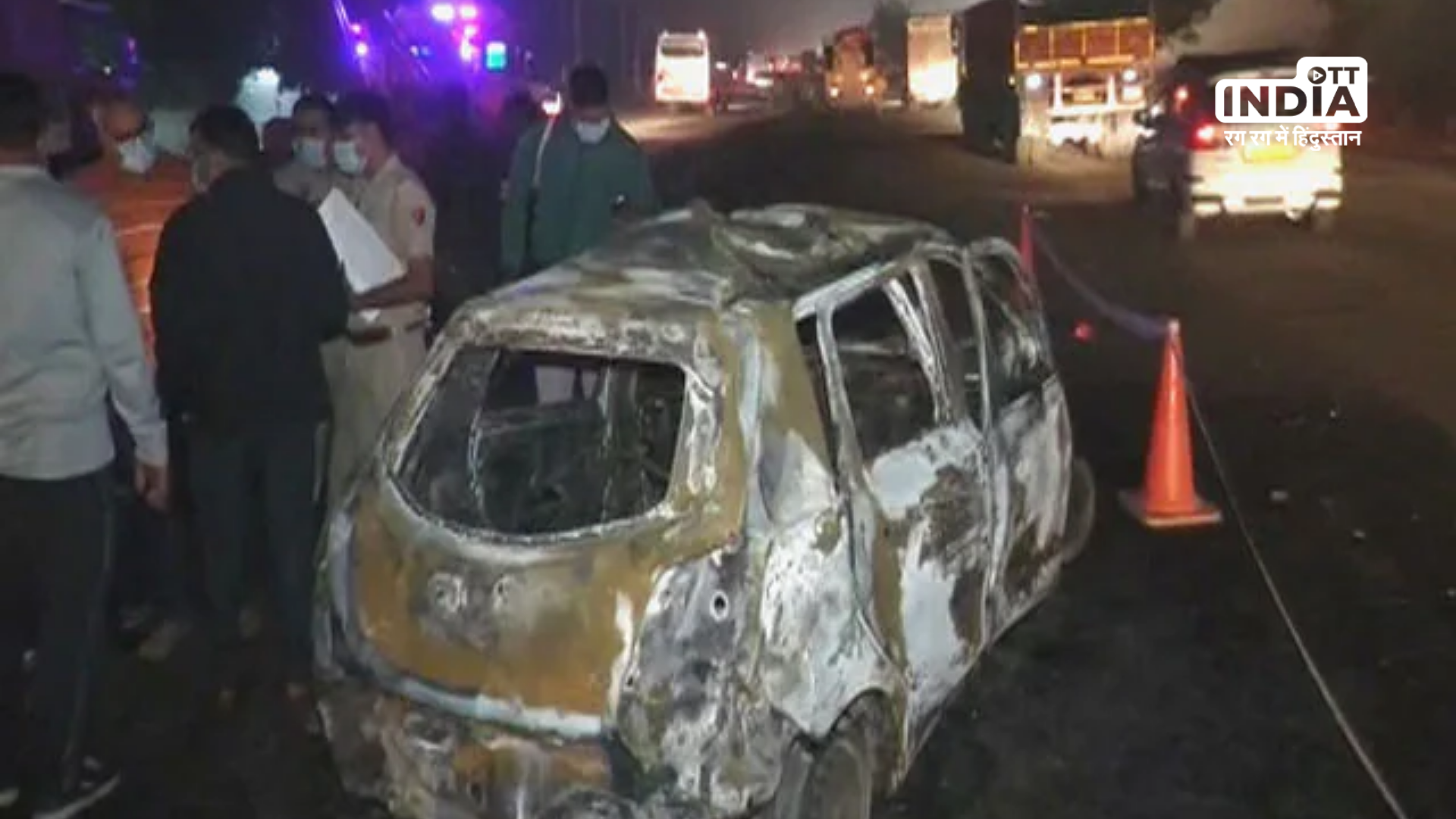 Oil tanker strikes car and pickup van near Gurugram on Delhi-Jaipur Highway, resulting in 4 fatalities