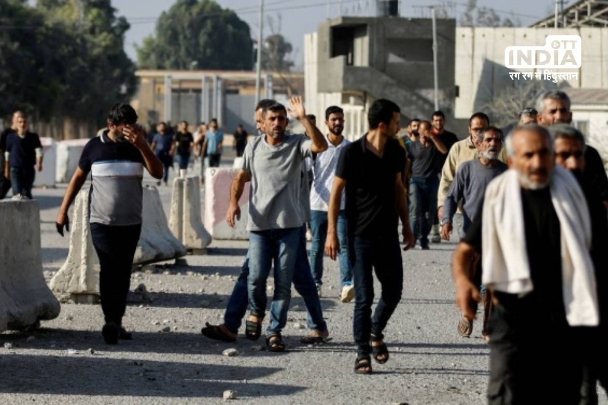 Israel ordered thousands of Palestinian workers to leave Israel, and go back to Gaza