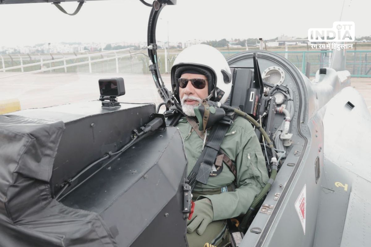 PM Modi flies in indigenously produced Tejas in Bengaluru
