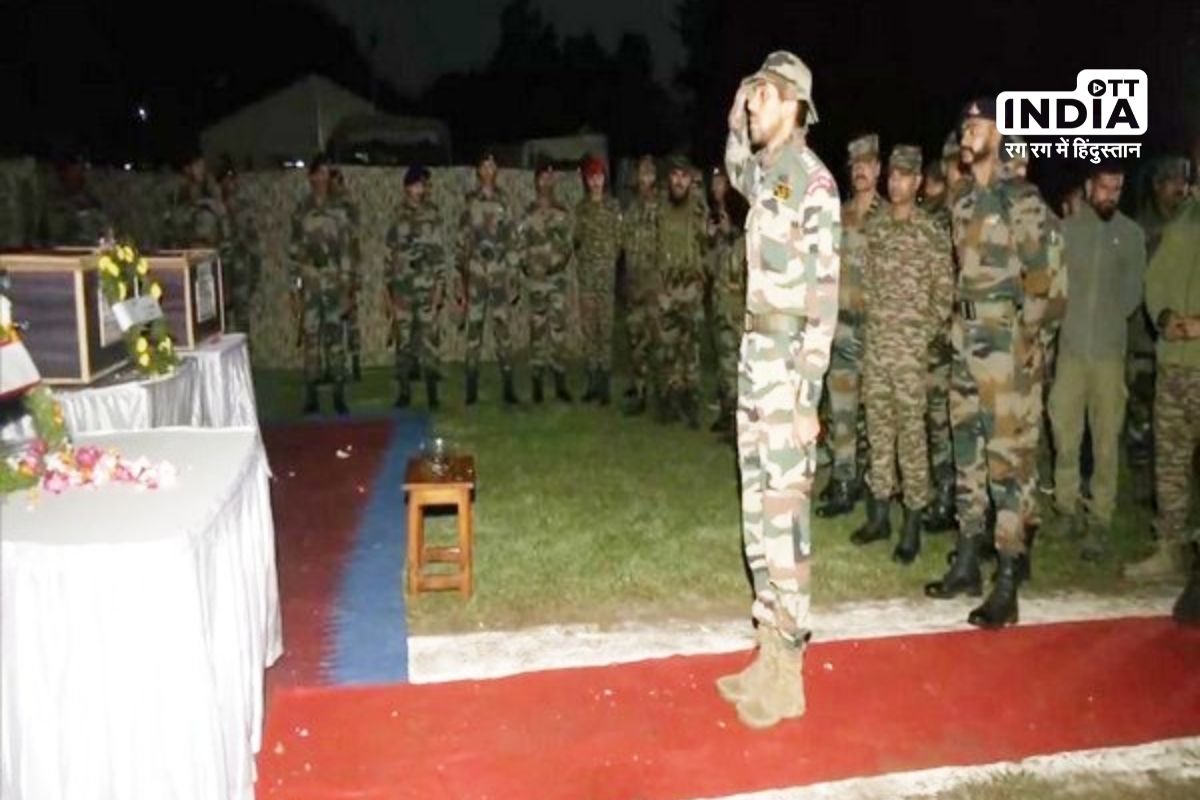Tributes Paid to Heroes: Army and Police Honor Five Fallen Soldiers in Rajouri Encounter