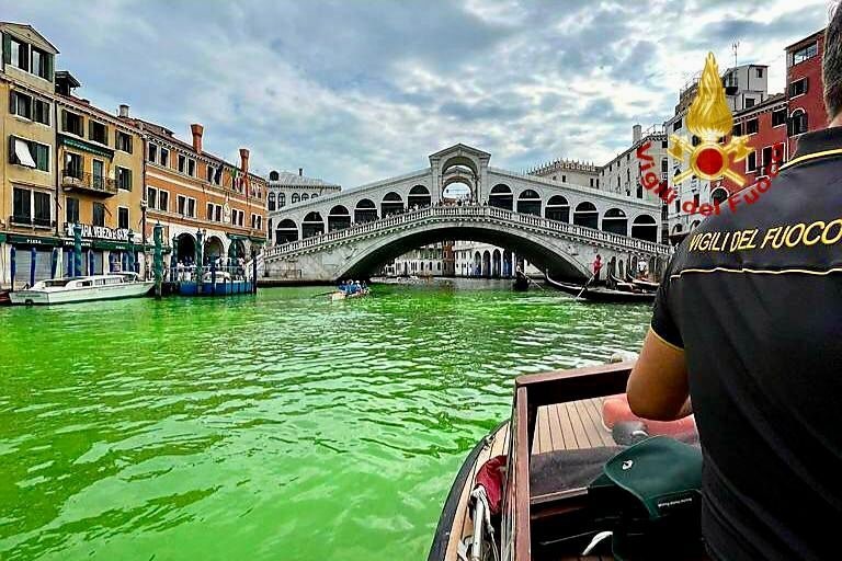 Why Venice's Grand Canal Is Suddenly Green | Architectural Digest