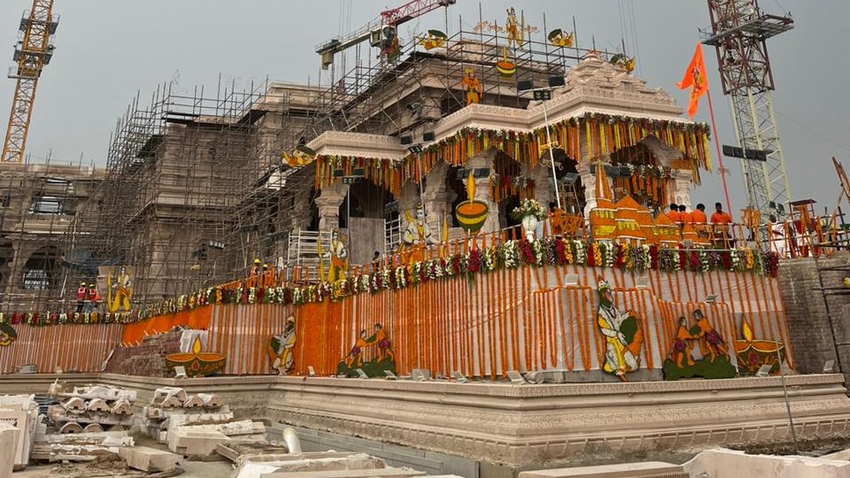 Ram Mandir is set to be Inaugurated on  January 22 after the Pran Pratistha Samaroh 