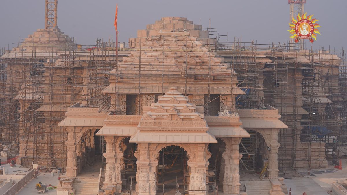 Ayodhya Ram Mandir Latest Pics Released By Temple Trust Show Construction  At Full Swing | See Here