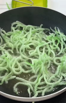 Toothpicks getting fried