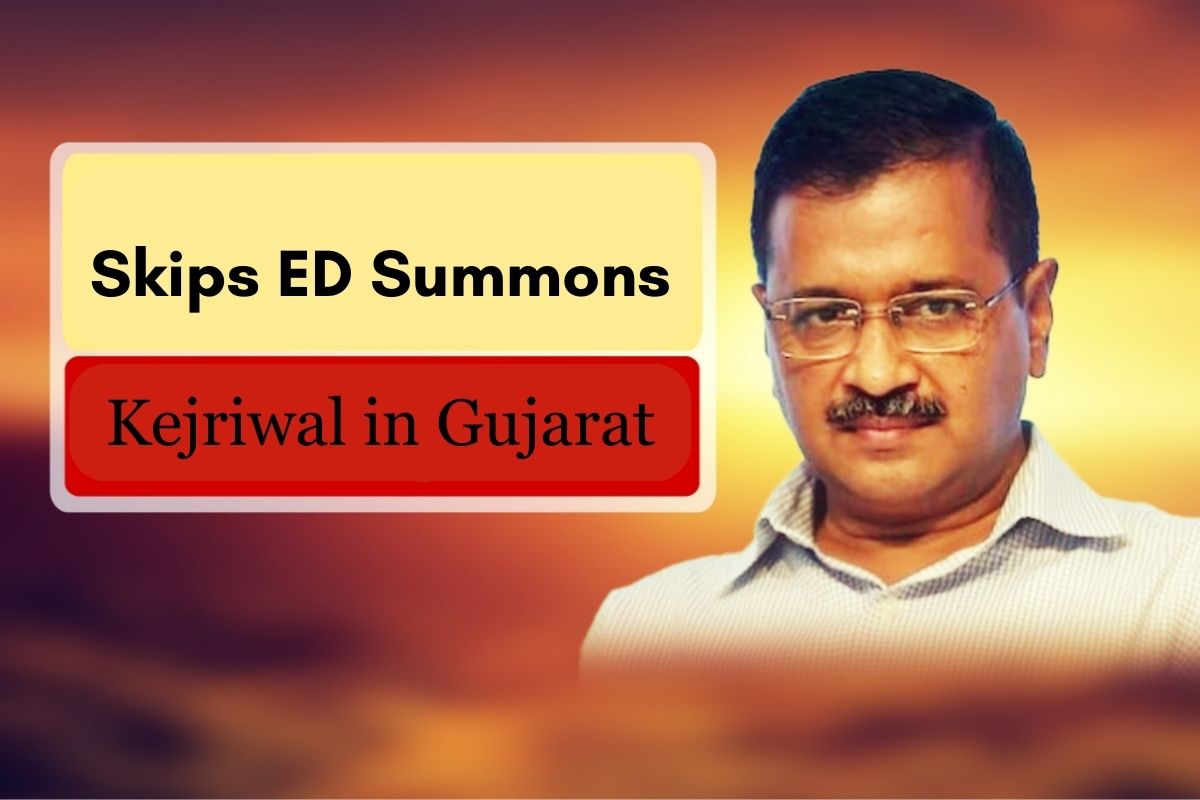Delhi CM Arvind Kejriwal ignores ED summons embarks on Gujarat visit amidst controversy