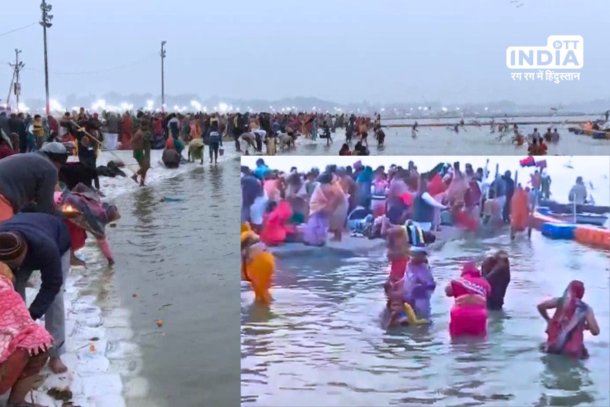 Prayagraj witnesses devotes takes holy dip(snan) in Triveni Sangam on Paush Purnima