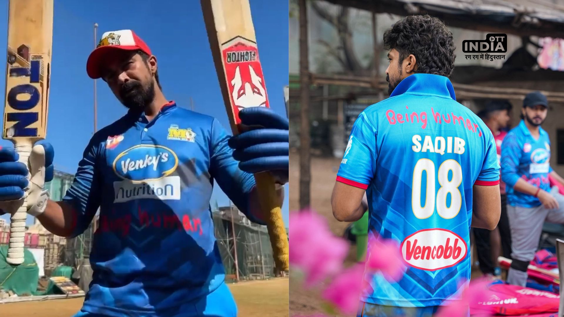 Saqib Saleem and Celebrity team mates wow fans with their cricketing skills