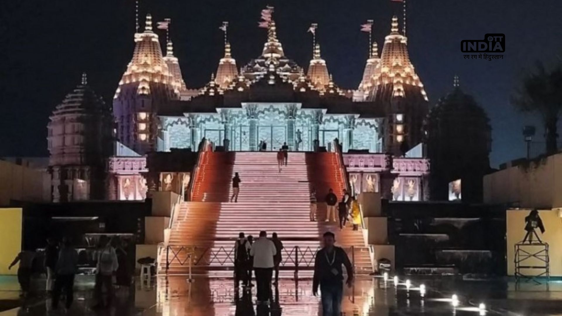 Abu Dhabis first Hindu Stone Temple draws Holy Waters from Ganga and Yamuna