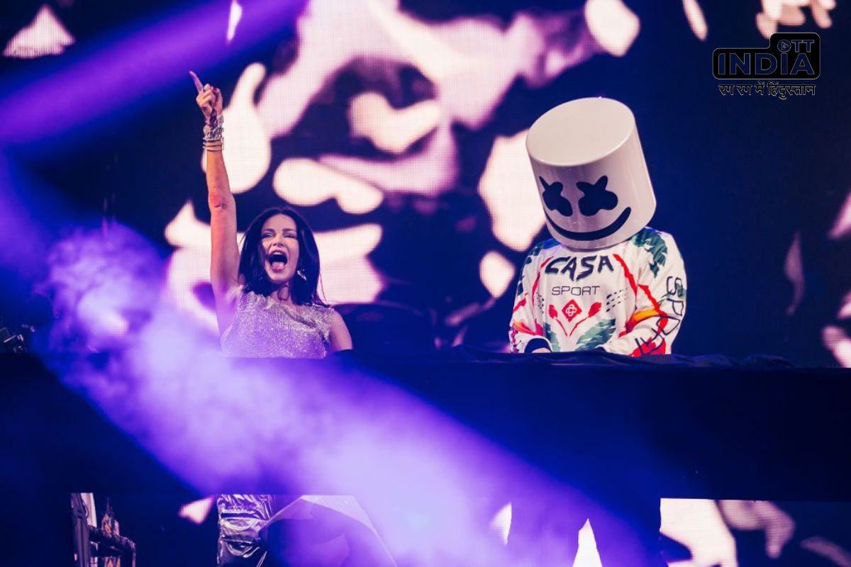 Sunny Leone collaborates with international artist Marshmello, turns DJ at his concert